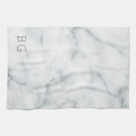 weißer Marmorstein Geschirrtuch
