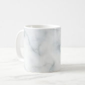 weißer Marmorstein Kaffeetasse (Vorderseite Links)