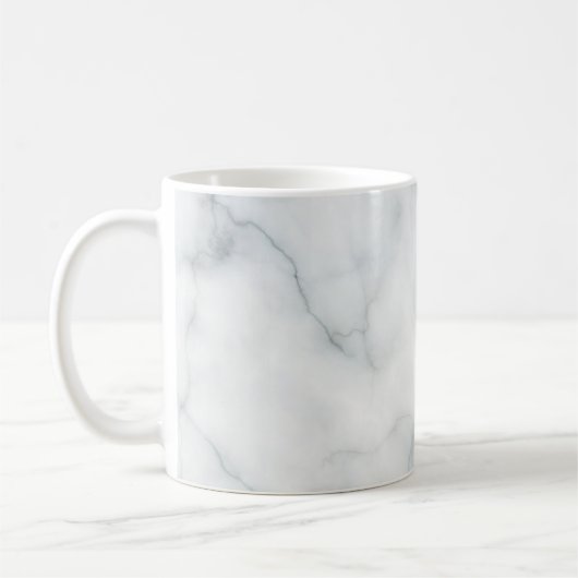weißer Marmorstein Kaffeetasse (Links)
