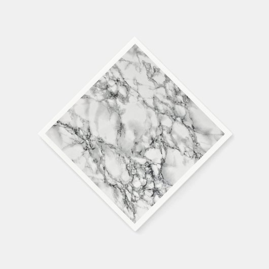 Weißer Marmorstein Napkins Modernes Design Serviette (Ecke)