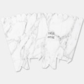 Weißer Marmorstein Textur angepasste Popcorn Geschenkschachtel (Ungeklappt)