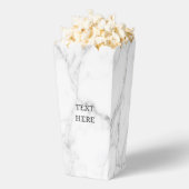 Weißer Marmorstein Textur angepasste Popcorn Geschenkschachtel (Geplatzt)