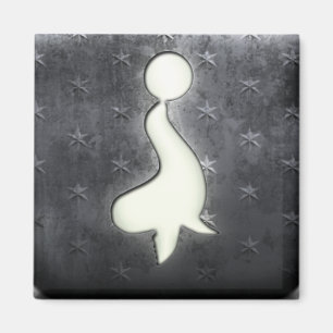 Weißer Meerlilie Magnet