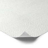 Weißer minimalistischer botanischer Linienkunst-Bl Poster (Ecke)