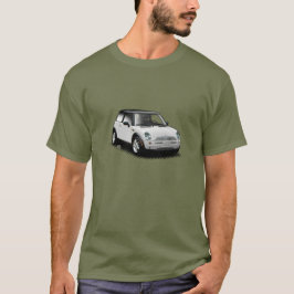 Weißer moderner Miniauto-T - Shirt
