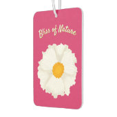 Weißer Mohnblumen-Luftverbesserer Autolufterfrischer (Links)
