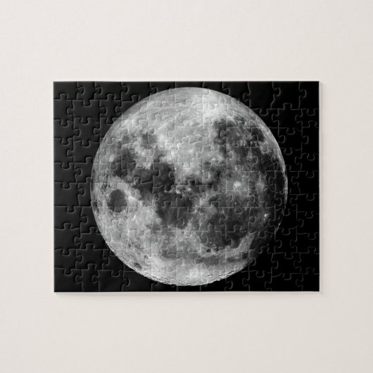 Weißer Mond Puzzle (Horizontal)