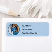 Weißer Nacktfisch im Schnee - Original Foto (Insitu)