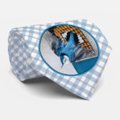 Weißer Nacktfisch im Schnee - Original Foto Krawatte (Gerollt)