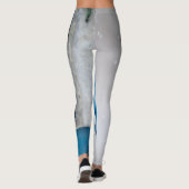Weißer Nacktfisch im Schnee - Original Foto Leggings (Rückseite)
