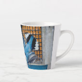 Weißer Nacktfisch im Schnee - Original Foto Milchtasse (Rechts)