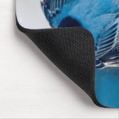 Weißer Nacktfisch im Schnee - Original Foto Mousepad (Ecke)