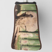 Weißer Nashorn Golf Headcover (Rotieren 90)