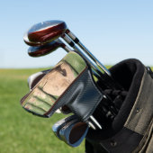 Weißer Nashorn Golf Headcover (In Situ)