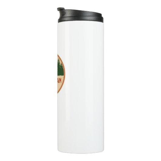 Weißer Nationalwald Thermosbecher (Nach rechts gedreht)