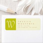 Weißer Nektar, Sandorange und Limone Rücksendeadre (Insitu)