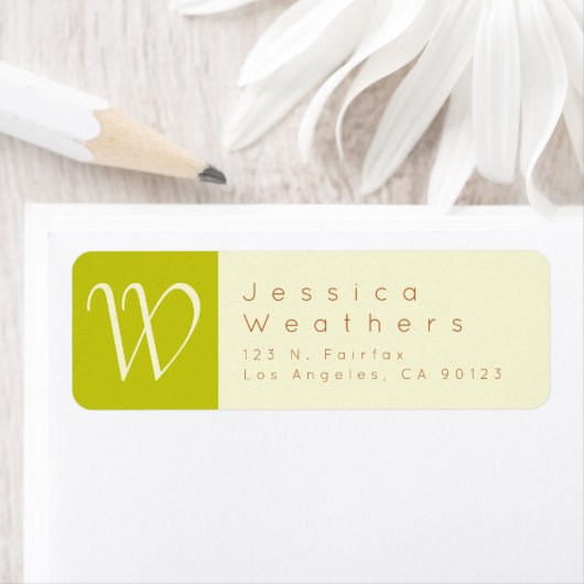 Weißer Nektar, Sandorange und Limone Rücksendeadre (Insitu)