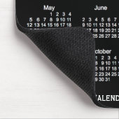 Weißer Neonkalender 2019 durch Janz Mousepad (Ecke)