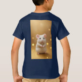 "Weißer niedlicher Hamster" T-Shirt (Rückseite)