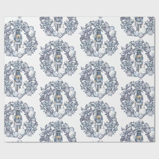 Weißer Nussknacker Geschenkpapier (Flach)