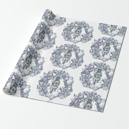 Weißer Nussknacker Geschenkpapier (Ungerollt)