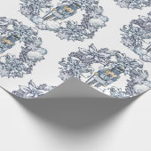 Weißer Nussknacker Geschenkpapier (Ecke)