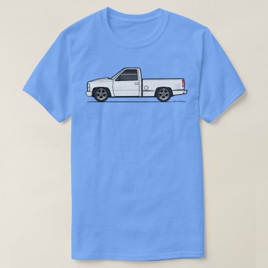 Weißer OBS Stepside T-Shirt (Design vorne)