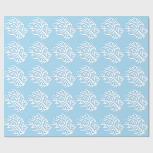 Weißer Öko Geschenkpapier (Flach)