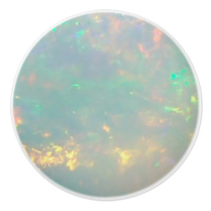 Weißer Opal Keramikknauf