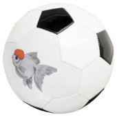 Weißer Orange Oranda Goldfish Aquarium Pet Fisch Fußball (Dreiviertel)