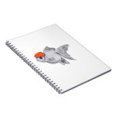 Weißer Orange Oranda Goldfish Aquarium Pet Fisch Notizblock (Rechte Seite)