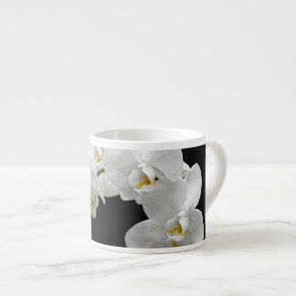 Weißer Orchid Blossom Espressotasse
