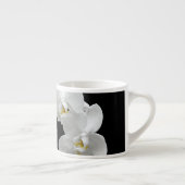 Weißer Orchid Blossom Espressotasse (Rechts)