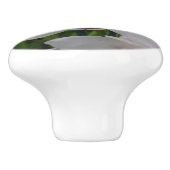 Weißer Orchid II Elegant Keramikknauf (Seitenansicht)