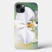 Weißer Orchid mit zarten Petalen Case-Mate iPhone Hülle (Rückseite)