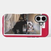 Weißer Oreo Case-Mate iPhone Hülle (Rückseite (Horizontal))