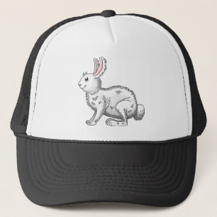 Weißer Osterhase Truckerkappe