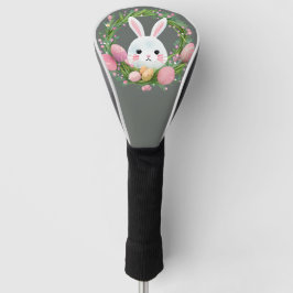 Weißer Osterkranz Golf Headcover