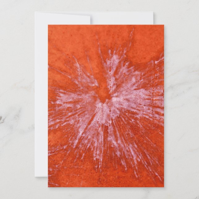 Weißer Paintball in Rot (Vorderseite)