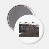 Weißer Pass 12 Magnet (Vorderseite/Rückseite)