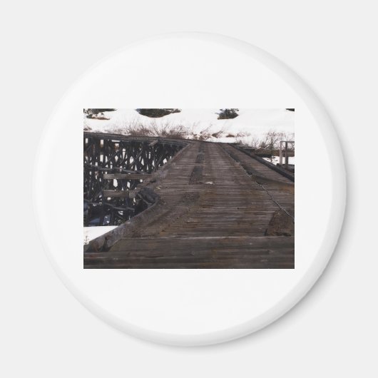 Weißer Pass 12 Magnet (Vorne)