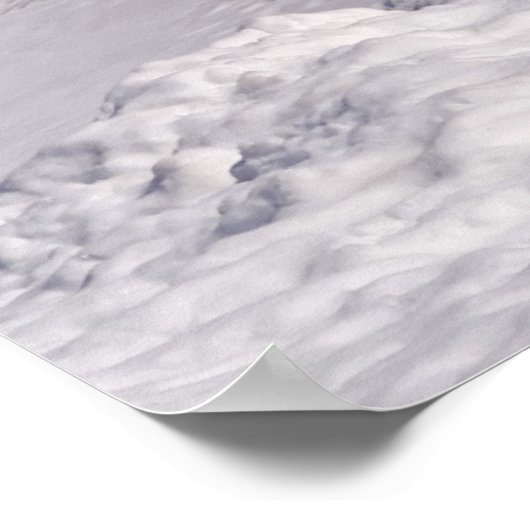 Weißer Pass 21 Poster (Ecke)