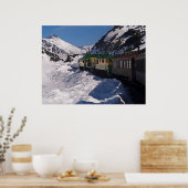 Weißer Pass 21 Poster (Küche)