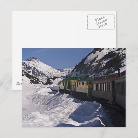 Weißer Pass 21 Postkarte (Vorne/Hinten)