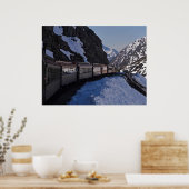 Weißer Pass 22 Poster (Küche)