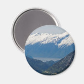 Weißer Pass 8 Magnet (Vorderseite/Rückseite)