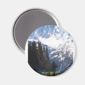 Weißer Pass 9 Magnet (Vorderseite/Rückseite)