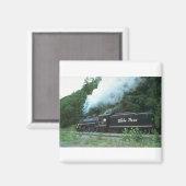 Weißer Pass und Yukon im Weißpass aus Skagway, Magnet (Vorderseite/Rückseite)