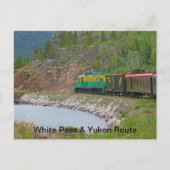 Weißer Pass & Yukon Route Landschaftliche Bahn Postkarte (Vorderseite)