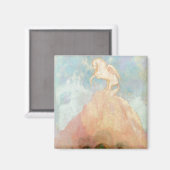 Weißer Pegasus, c.1908 (Öl auf Leinwand) Magnet (Vorderseite/Rückseite)